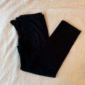 Uniqlo Black Chinos 36x34